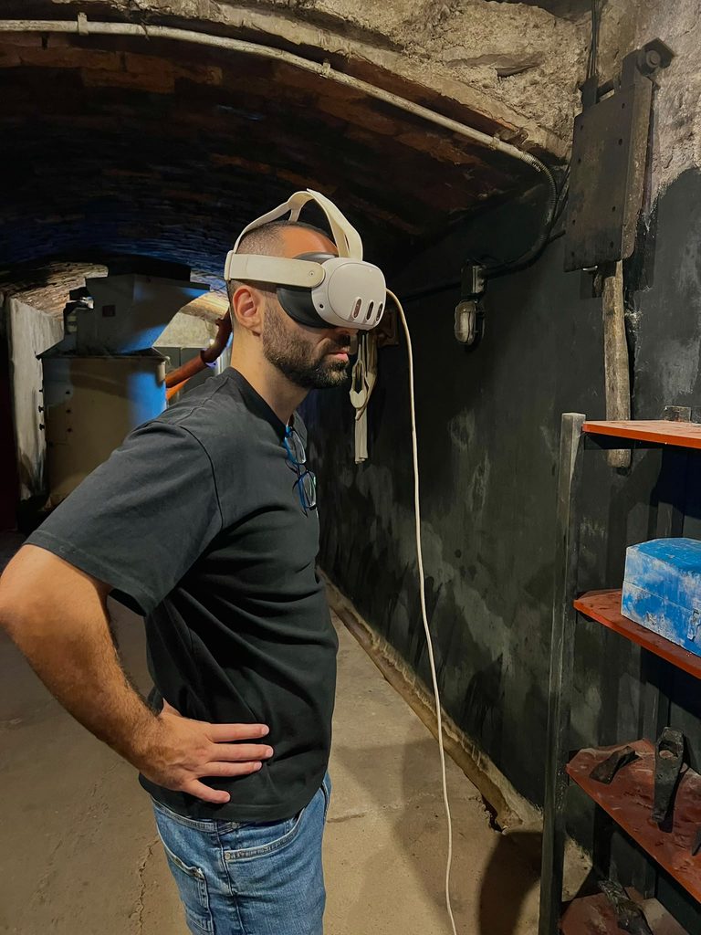realitat augmentada en la bodega Besalduch i Valls (Sant Mateu)